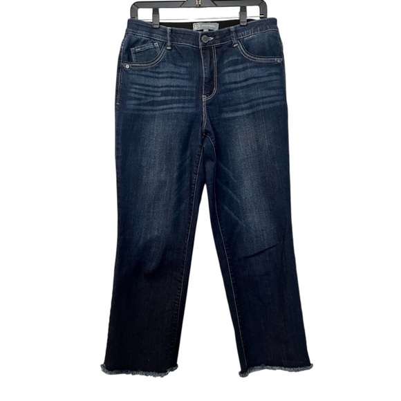 Wit & Wisdom HIGH RISE CROPPED ITTY BITTY FLARE PETITE WITH FRAY HEM 8P - Picture 1 of 12